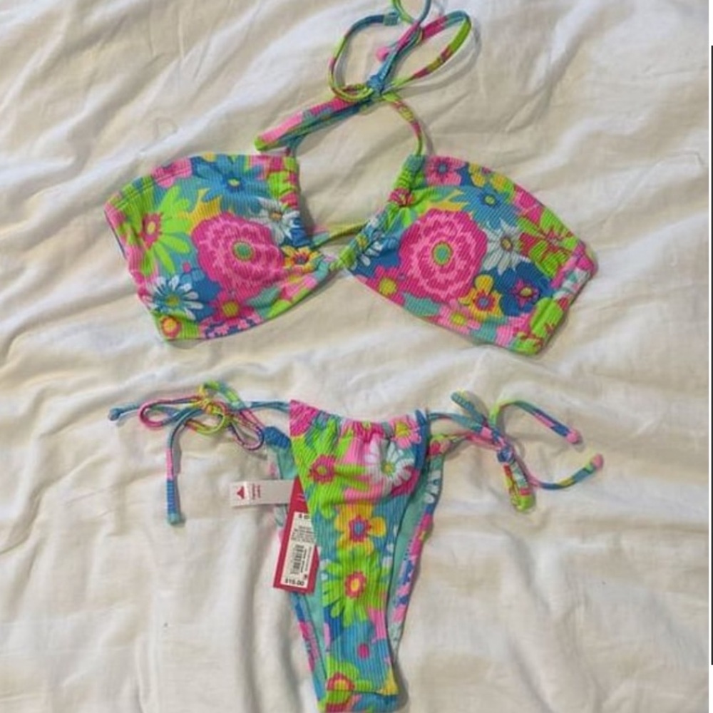 Xhilaration Multicolor Floral Bikini